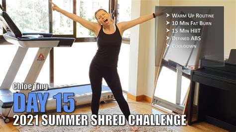 2021 shred challenge chloe ting.